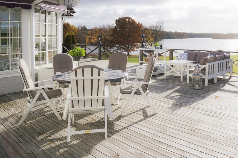 Positionsfåtölj Hillerstorp Läckö - Vit - Utemöbler - Utestol & trädgårdsstol - Positionsstol