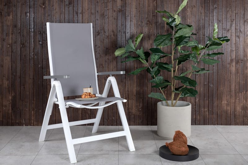 Albany Light Positionsstol - Vit/Grå - Utemöbler - Utestol & trädgårdsstol - Positionsstol