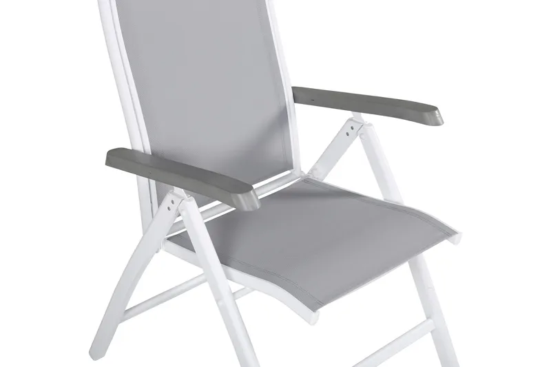 Albany Positionsstol - Grå/Vit - Utemöbler - Utestol & trädgårdsstol - Positionsstol