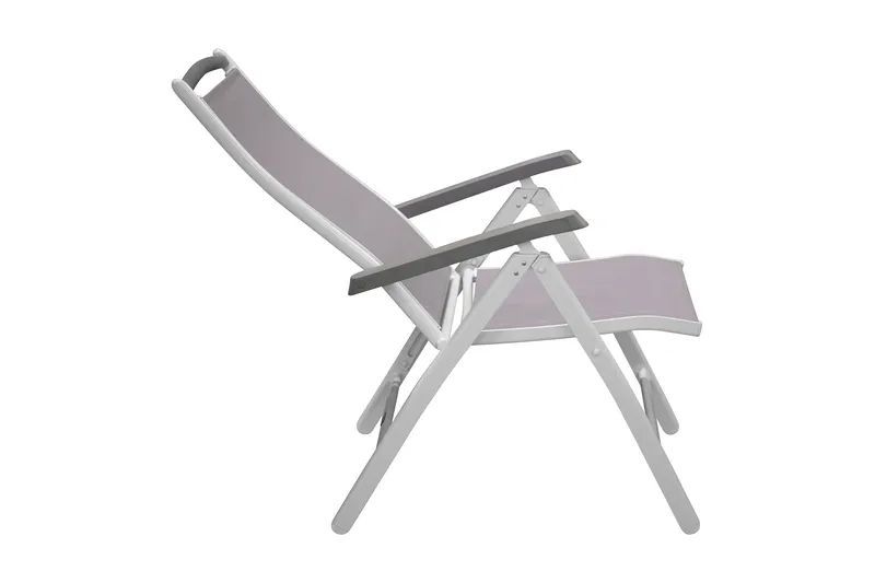 Albany Positionsstol - Grå/Vit - Utemöbler - Utestol & trädgårdsstol - Positionsstol