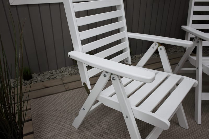 Grevie Positionsstol - Vit - Utemöbler - Utestol & trädgårdsstol - Positionsstol