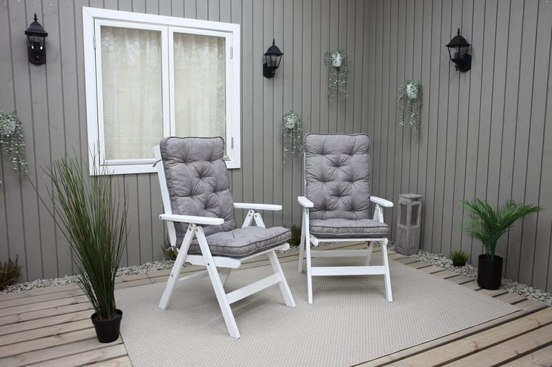 Grevie Positionsstol - Vit - Utemöbler - Utestol & trädgårdsstol - Positionsstol