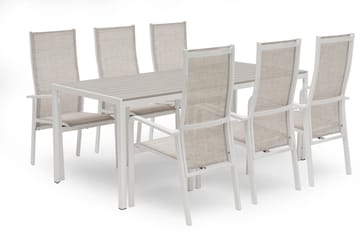 Hillerstorp Hånger Positionsstol 57x64 cm - Vit - Utemöbler - Balkong - Balkongmöbler - Balkongstol