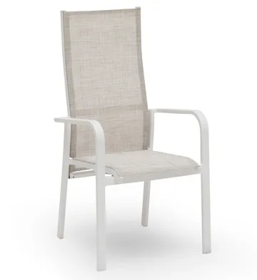 Hillerstorp Hånger Positionsstol 57x64 cm - Vit - Utemöbler - Balkong - Balkongmöbler - Balkongstol