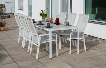 Hillerstorp Hånger Positionsstol 57x64 cm - Vit - Utemöbler - Balkong - Balkongmöbler - Balkongstol