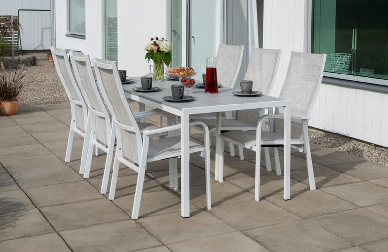 Hillerstorp Hånger Positionsstol 57x64 cm - Vit - Utemöbler - Balkong - Balkongmöbler - Balkongstol