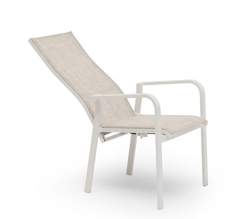 Hillerstorp Hånger Positionsstol 57x64 cm - Vit - Utemöbler - Balkong - Balkongmöbler - Balkongstol
