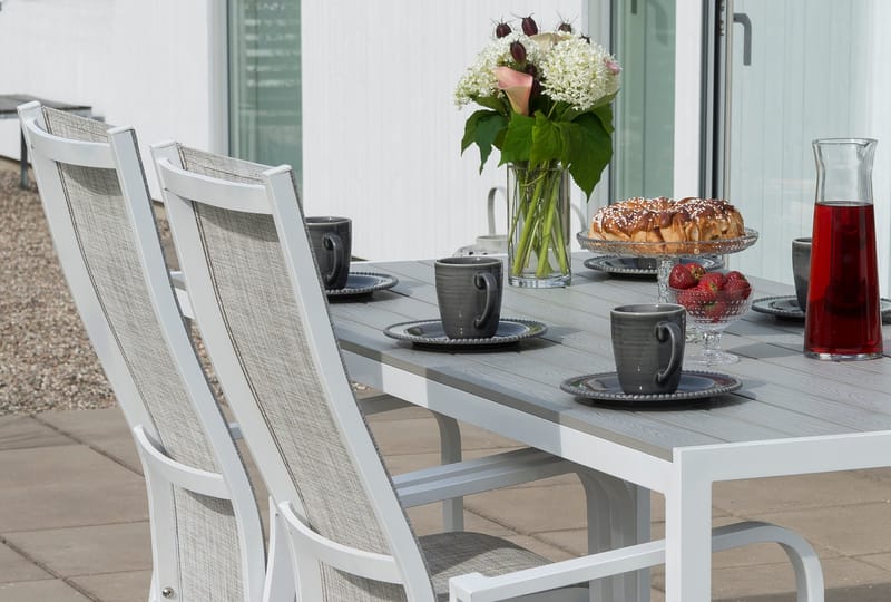 Hillerstorp Hånger Positionsstol 57x64 cm - Vit - Utemöbler - Balkong - Balkongmöbler - Balkongstol