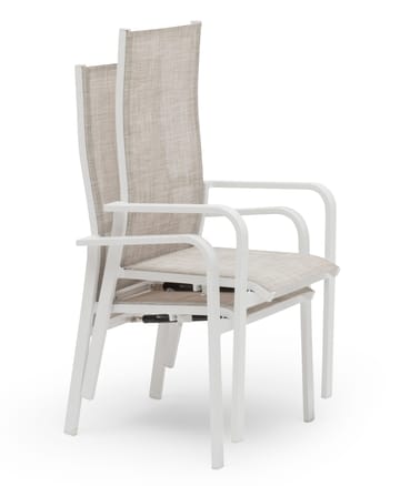 Hillerstorp Hånger Positionsstol 57x64 cm - Vit - Utemöbler - Balkong - Balkongmöbler - Balkongstol