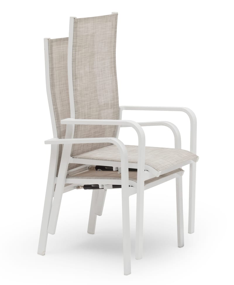 Hillerstorp Hånger Positionsstol 57x64 cm - Vit - Utemöbler - Balkong - Balkongmöbler - Balkongstol