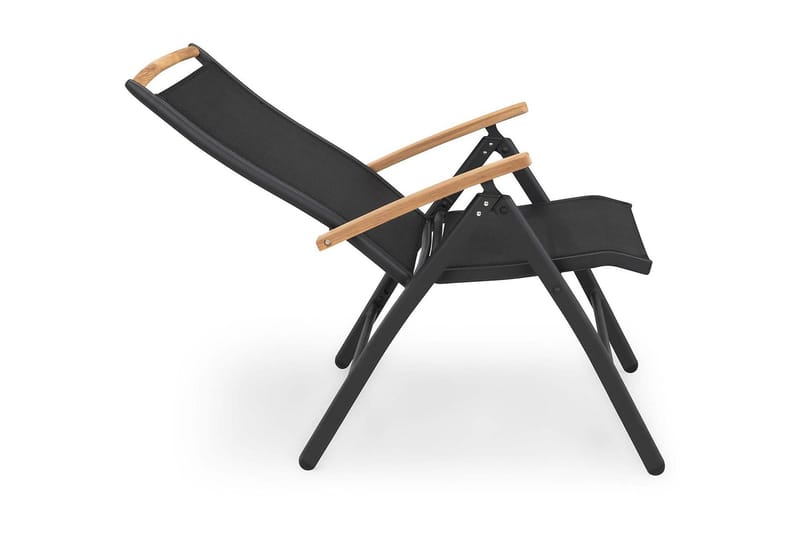 Las Vegas Positionsstol - Svart/natur - Utemöbler - Utestol & trädgårdsstol - Positionsstol