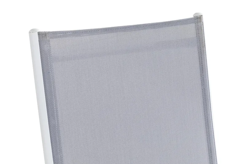 Maggie Fällbar Positionsstol utomhus i aluminium - Vit/grå - Utemöbler - Utestol & trädgårdsstol - Positionsstol