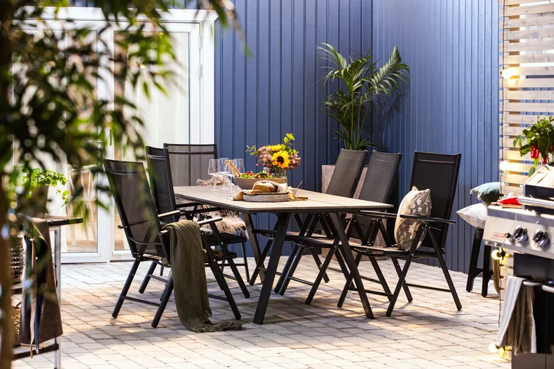 Maggie Positionsstol - Svart - Utemöbler - Utestol & trädgårdsstol - Positionsstol