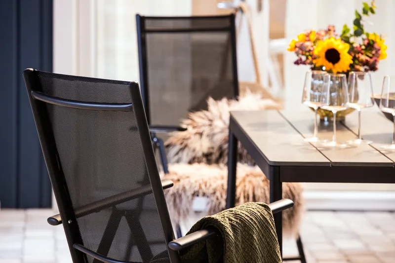 Maggie Positionsstol - Svart - Utemöbler - Utestol & trädgårdsstol - Positionsstol