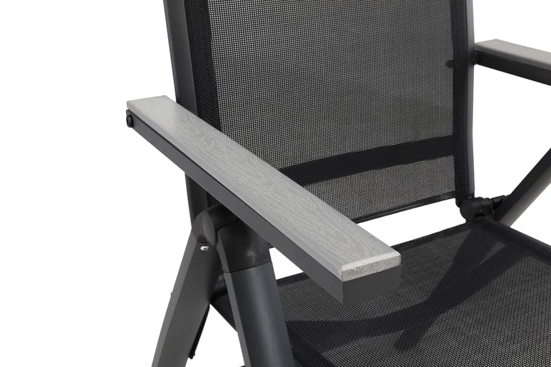 Monaco Light Positionsstol - Svart/grå - Utemöbler - Utestol & trädgårdsstol - Positionsstol