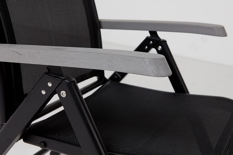 Monaco Positionsstol - Svart/grå - Utemöbler - Utestol & trädgårdsstol - Positionsstol