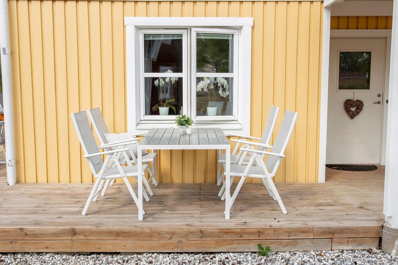 Positionsstol Venture Home Break Positionsstol Vit Vit - Utemöbler - Utestol & trädgårdsstol - Positionsstol