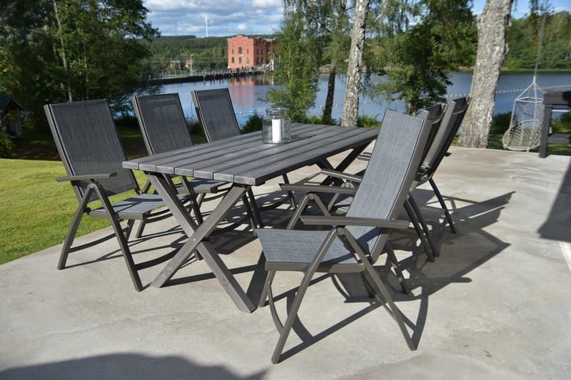 Solana Positionsstol - Grå - Utemöbler - Utestol & trädgårdsstol - Positionsstol