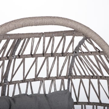 Relaxfåtölj Cassia Swivel 85x85x151 cm - grå - Utemöbler - Utestol & trädgårdsstol - Utefåtölj & loungefåtölj