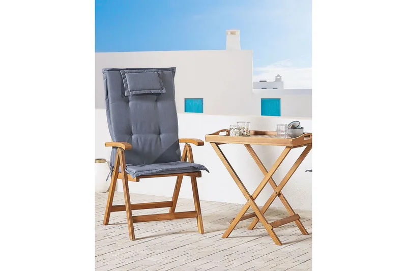 Riliegh Positionsstol - Ljusbrun/Blå - Utemöbler - Utestol & trädgårdsstol - Positionsstol