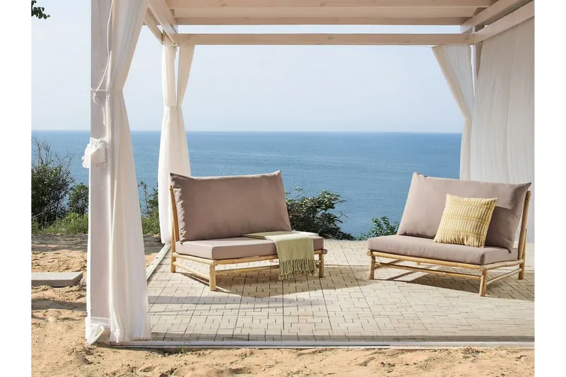 Rosthern Utefåtölj - Ljusbrun/Beige - Utemöbler - Utestol & trädgårdsstol - Utefåtölj & loungefåtölj