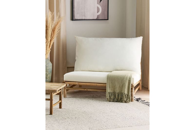 Rosthern Utefåtölj - Ljusbrun/Vit - Utemöbler - Utestol & trädgårdsstol - Utefåtölj & loungefåtölj