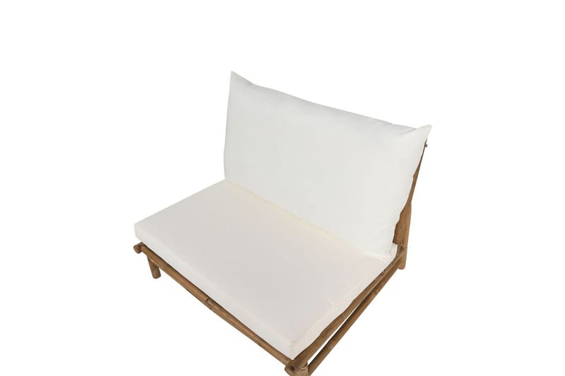 Rosthern Utefåtölj - Ljusbrun/Vit - Utemöbler - Utestol & trädgårdsstol - Utefåtölj & loungefåtölj