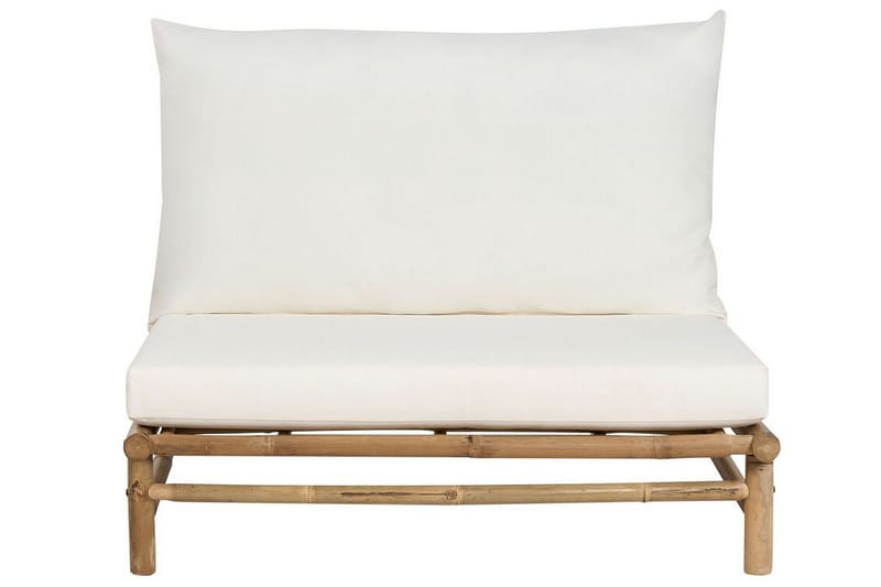 Rosthern Utefåtölj - Ljusbrun/Vit - Utemöbler - Utestol & trädgårdsstol - Utefåtölj & loungefåtölj