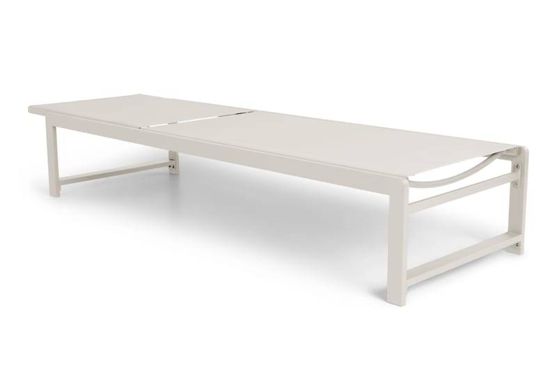 Sanna Solsäng Med Justerbart Ryggstöd - Beige - Utemöbler - Utestol & trädgårdsstol - Solsäng & Solvagnar