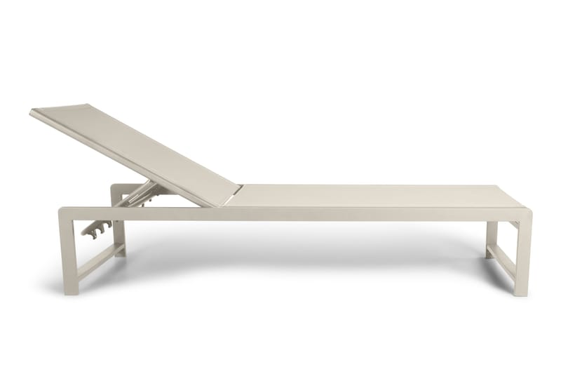 Sanna Solsäng Med Justerbart Ryggstöd - Beige - Utemöbler - Utestol & trädgårdsstol - Solsäng & Solvagnar