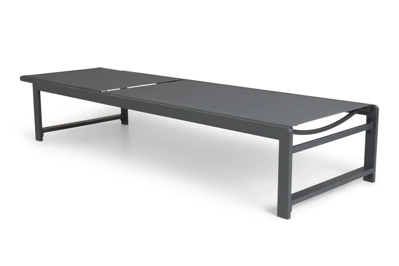 Sanna Solsäng Med Justerbart Ryggstöd - Svart - Utemöbler - Utestol & trädgårdsstol - Solsäng & Solvagnar