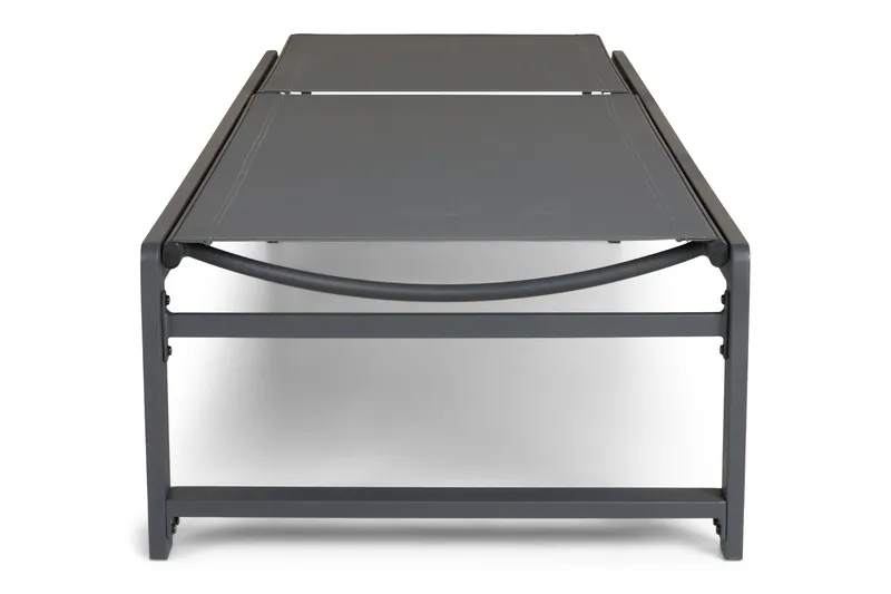 Sanna Solsäng Med Justerbart Ryggstöd - Svart - Utemöbler - Utestol & trädgårdsstol - Solsäng & Solvagnar