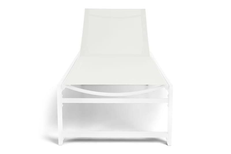 Sanna Solsäng Med Justerbart Ryggstöd - Vit - Utemöbler - Utestol & trädgårdsstol - Solsäng & Solvagnar