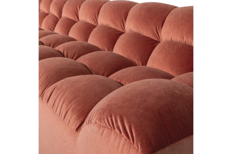 Schäslong Allure - Tvättad sammet rosa, Vänster - Möbler - Soffa - Hörnsoffa