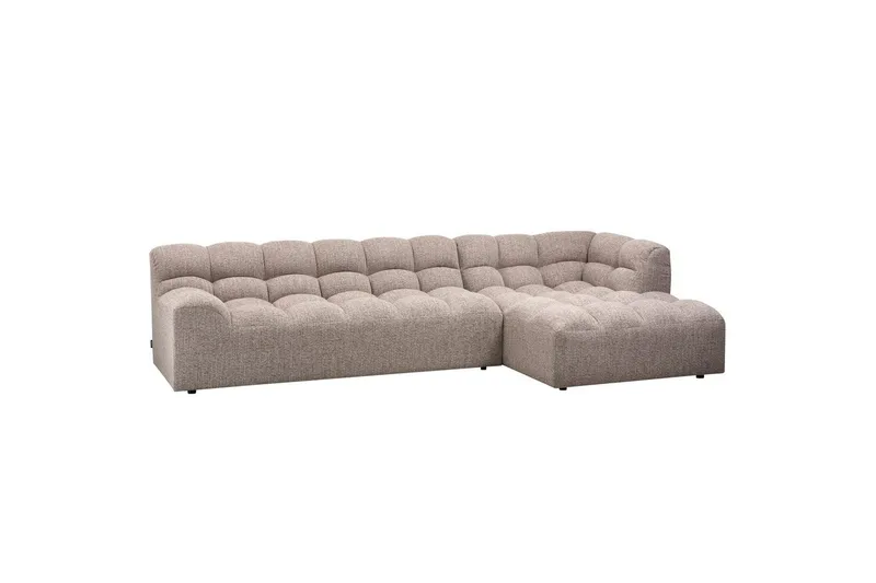 Schäslong Allure - Vävd brun melange, Right - Möbler - Soffa - Hörnsoffa