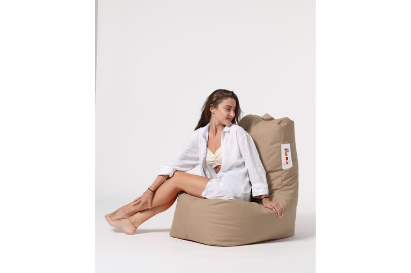 Almasi Sittsäck Utomhus 60 cm - Beige - Utemöbler - Utestol & trädgårdsstol - Sittsäckar utomhus