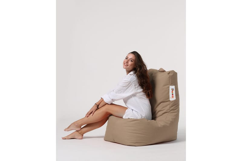 Almasi Sittsäck Utomhus 60 cm - Beige - Utemöbler - Utestol & trädgårdsstol - Sittsäckar utomhus