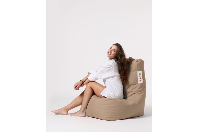 Almasi Sittsäck Utomhus 60 cm - Beige - Utemöbler - Utestol & trädgårdsstol - Sittsäckar utomhus