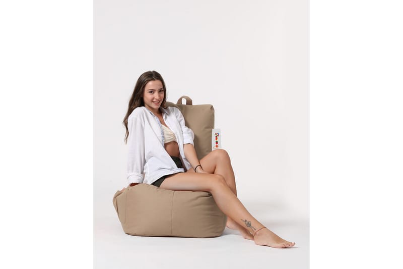 Almasi Sittsäck Utomhus 60 cm - Beige - Utemöbler - Utestol & trädgårdsstol - Sittsäckar utomhus