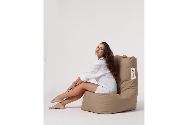 Almasi Sittsäck Utomhus 60 cm - Beige - Utemöbler - Utestol & trädgårdsstol - Sittsäckar utomhus