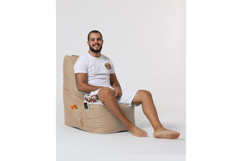 Almasi Sittsäck Utomhus 60 cm - Beige - Utemöbler - Utestol & trädgårdsstol - Sittsäckar utomhus