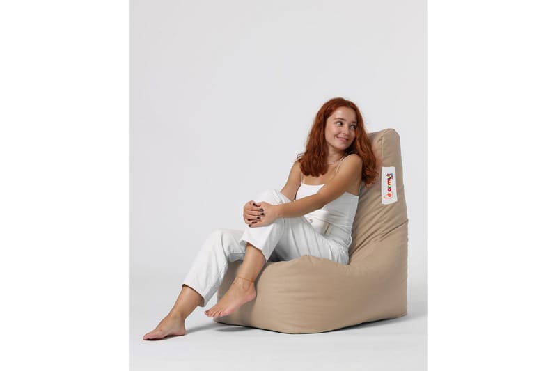 Almasi Sittsäck Utomhus 60 cm - Beige - Utemöbler - Utestol & trädgårdsstol - Sittsäckar utomhus