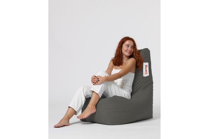 Almasi Sittsäck Utomhus 60 cm - Grå - Utemöbler - Utestol & trädgårdsstol - Sittsäckar utomhus