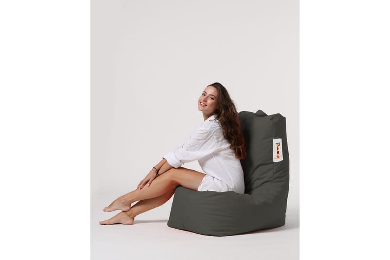Almasi Sittsäck Utomhus 60 cm - Grå - Utemöbler - Utestol & trädgårdsstol - Sittsäckar utomhus