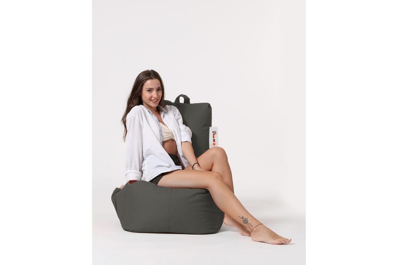 Almasi Sittsäck Utomhus 60 cm - Grå - Utemöbler - Utestol & trädgårdsstol - Sittsäckar utomhus