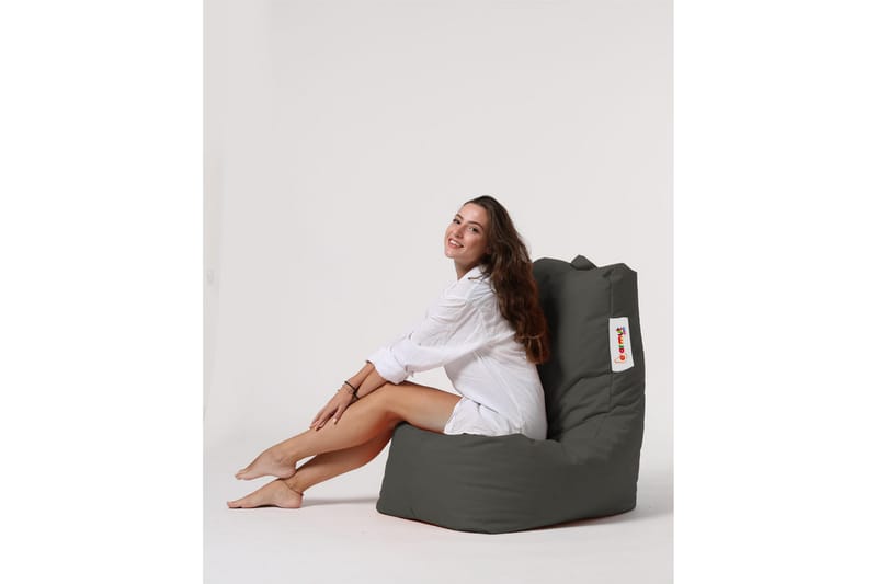 Almasi Sittsäck Utomhus 60 cm - Grå - Utemöbler - Utestol & trädgårdsstol - Sittsäckar utomhus