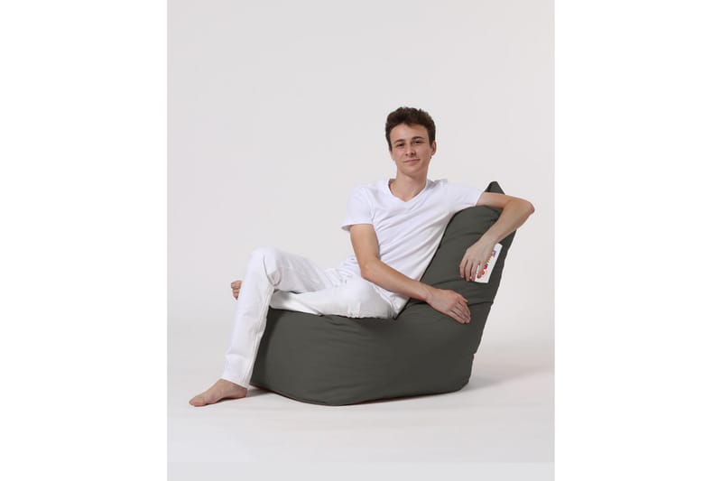 Almasi Sittsäck Utomhus 60 cm - Grå - Utemöbler - Utestol & trädgårdsstol - Sittsäckar utomhus