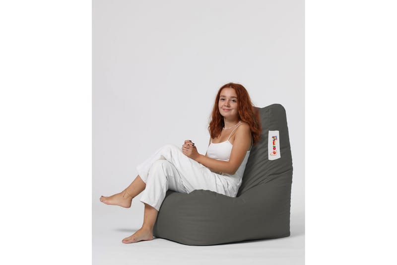 Almasi Sittsäck Utomhus 60 cm - Grå - Utemöbler - Utestol & trädgårdsstol - Sittsäckar utomhus