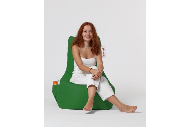 Almasi Sittsäck Utomhus 60 cm - Grön - Utemöbler - Utestol & trädgårdsstol - Sittsäckar utomhus