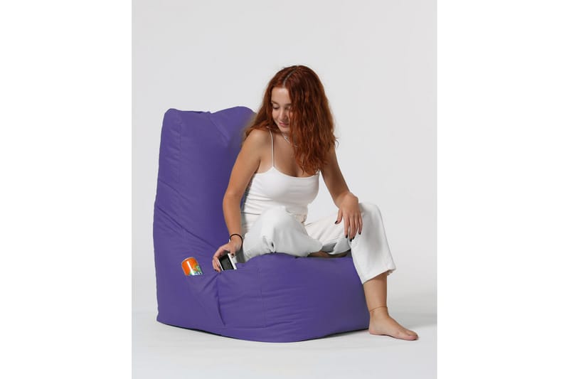 Almasi Sittsäck Utomhus 60 cm - Lila - Utemöbler - Utestol & trädgårdsstol - Sittsäckar utomhus